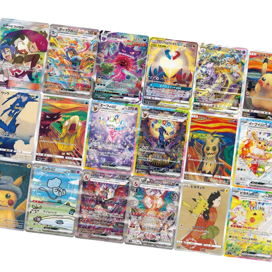 Japanese Pokemon trading cards